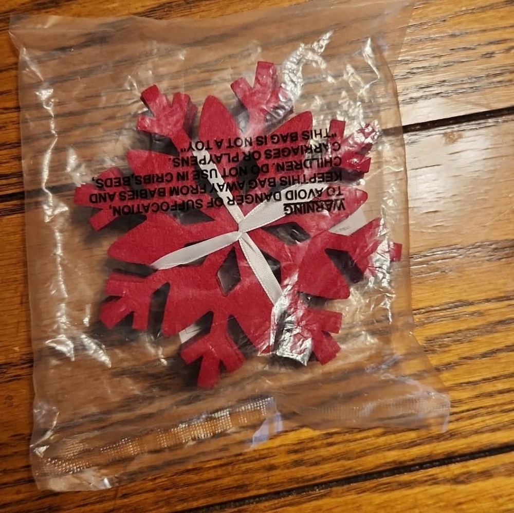 Felt Snowflake Coasters